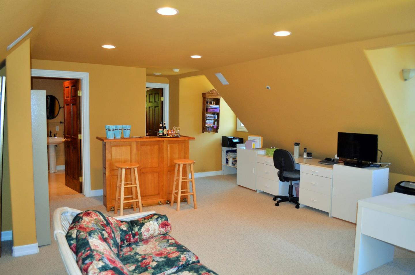 385 Tolak Road Aptos, CA 95003 - Photo 52 of 82 a view of a livingroom with furniture and a flat screen tv