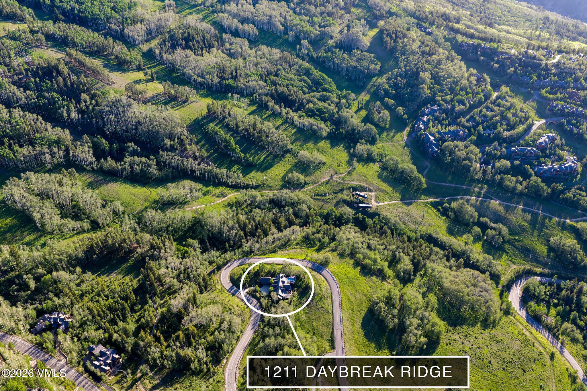 1211 Daybreak Ridge Road Avon, CO 81620 - Photo 35 of 37 2606_1211_daybreak_ridge_aerial_f