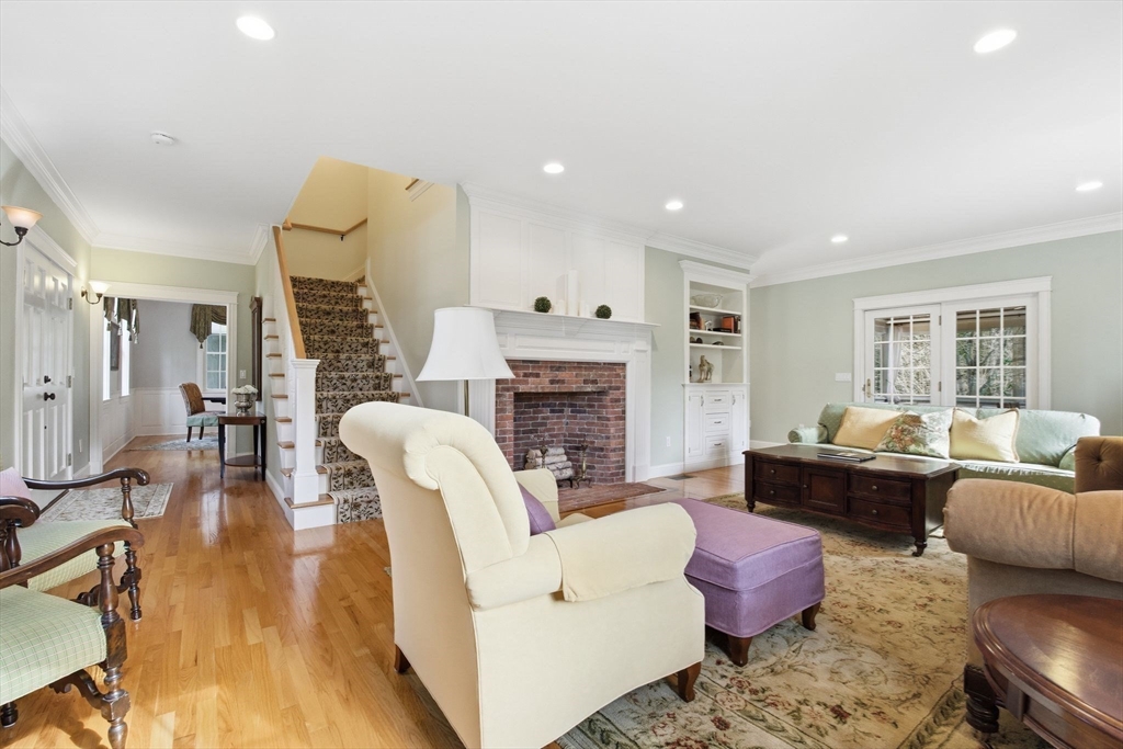 16 Hawthorn Road Amherst, MA 01002 - Photo 18 of 42 a living room with furniture and a fireplace