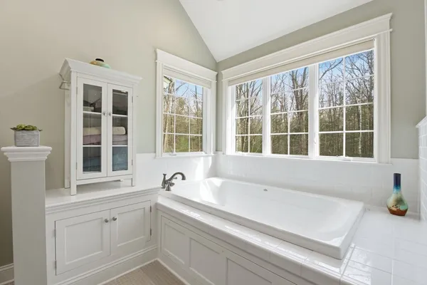 a bathroom with a sink and a bathtub