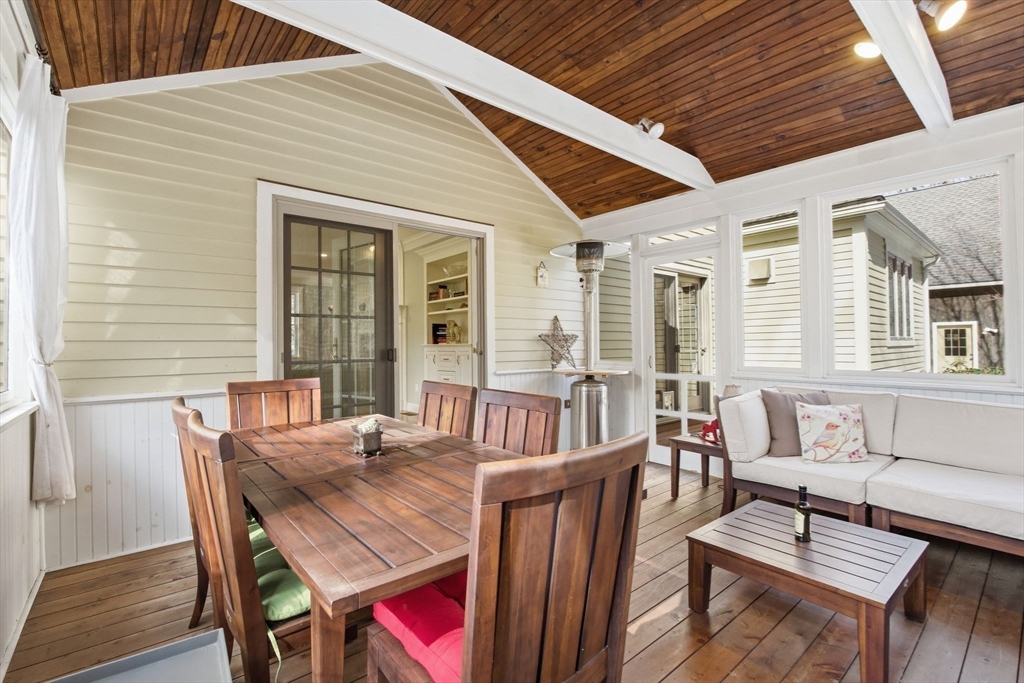 16 Hawthorn Road Amherst, MA 01002 - Photo 39 of 42 a view of a patio with table and chairs