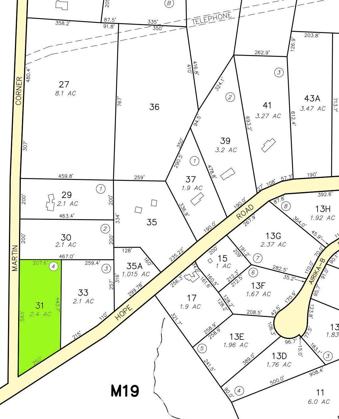 Lot 31 Martin Corner Road Lincolnville, ME 04849 - Photo 4 of 4 Map 21 Lot 31
