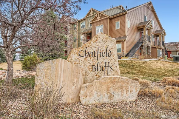 a view of a park with slide