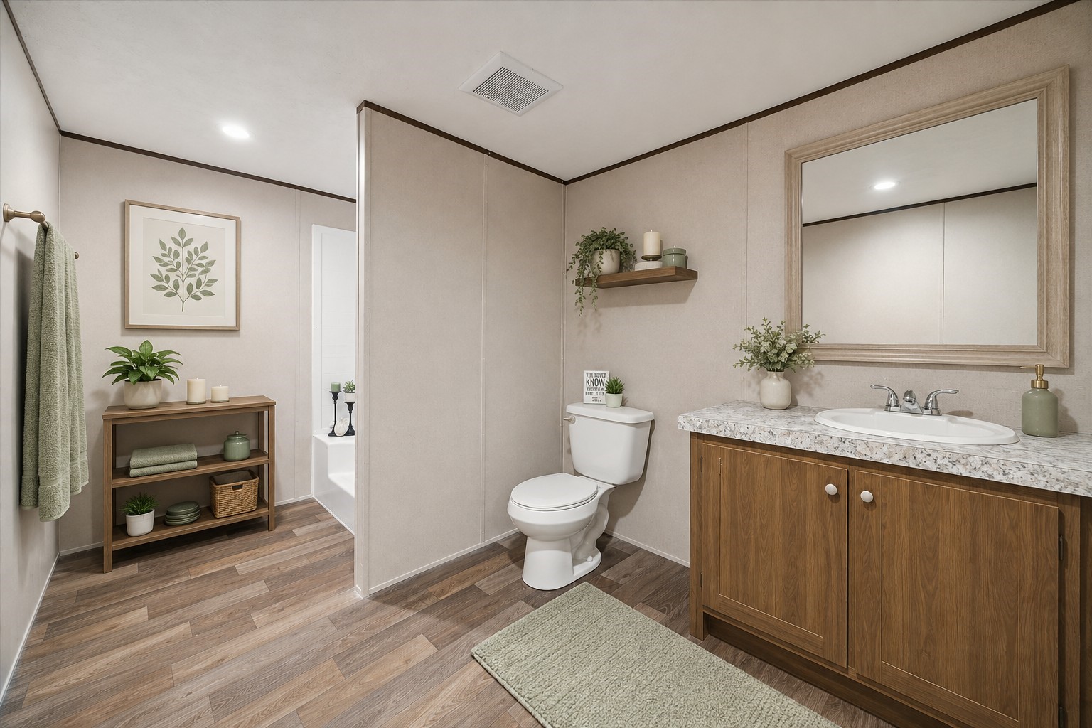 4763 Long Shadows Road Navasota, TX 77868 - Photo 6 of 13 Large Primary Bathroom, photo is digitally staged