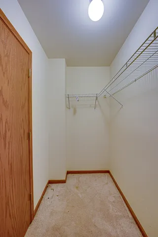 a view of a room with an empty space