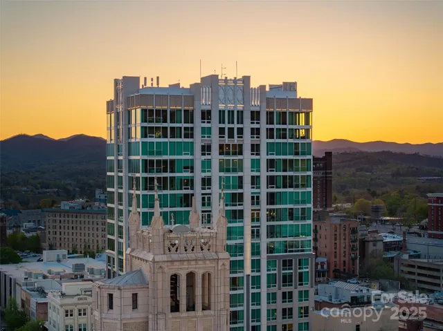a view of a building with door