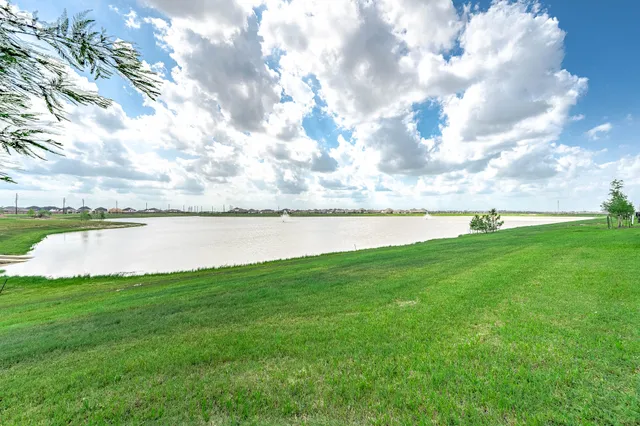 a view of a backyard with a garden