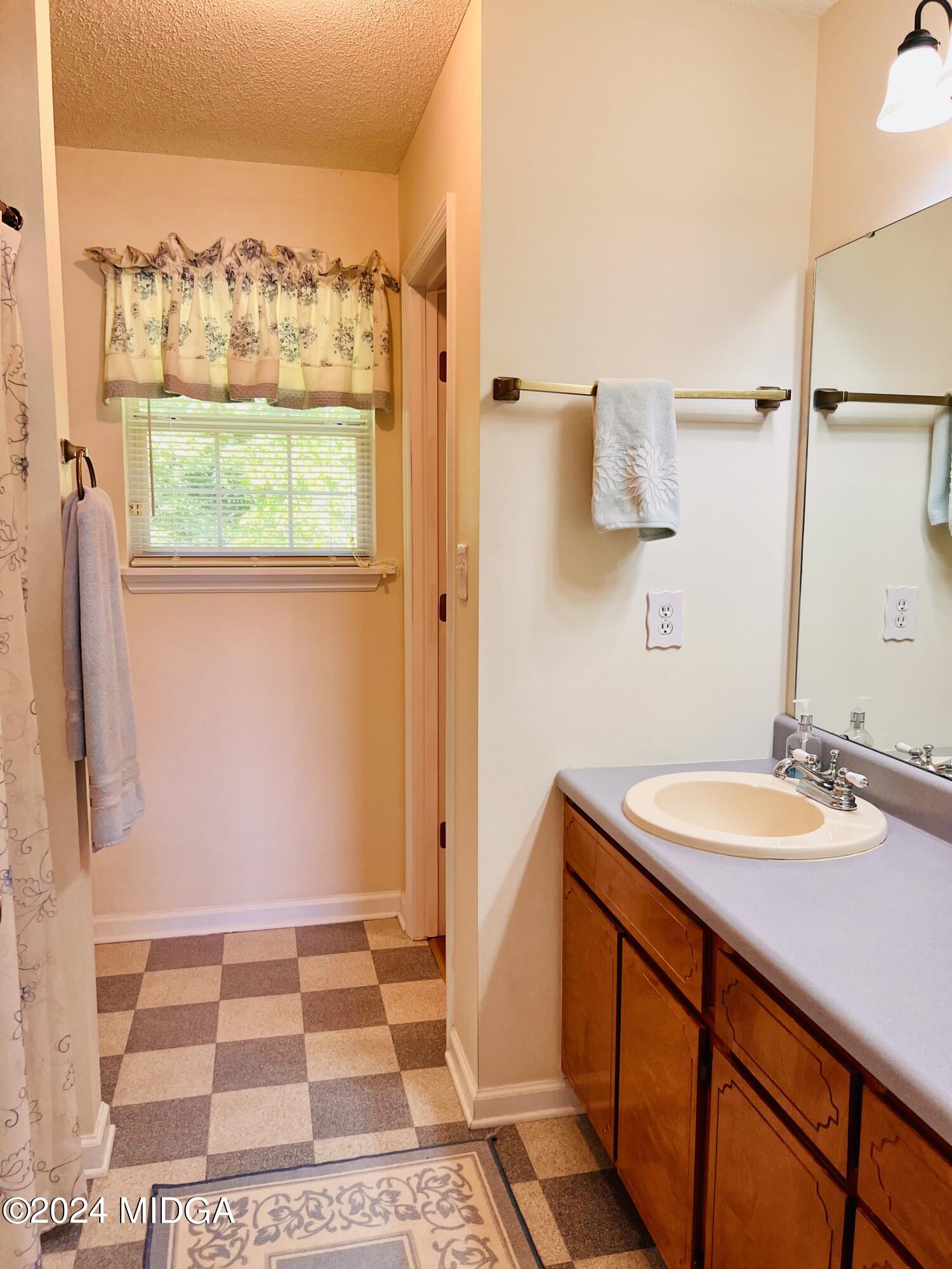 25 Ruby Road Jackson, GA 30233 - Photo 21 of 29 a bathroom with a sink and a mirror