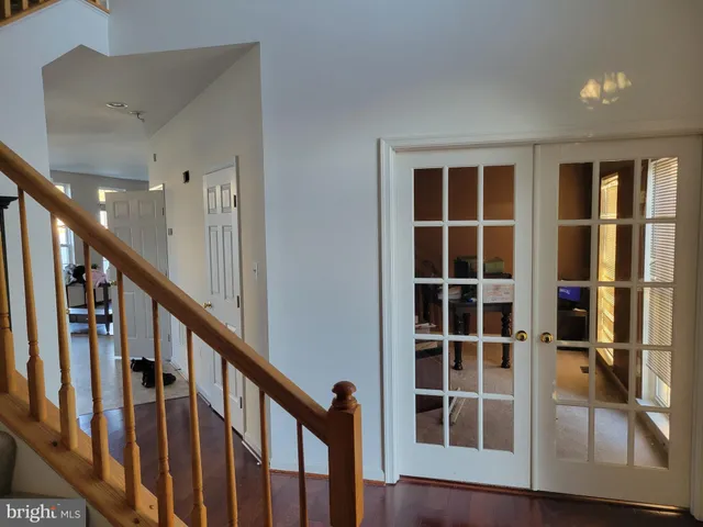 a view of front door