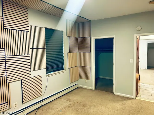 a view of a porch with a door