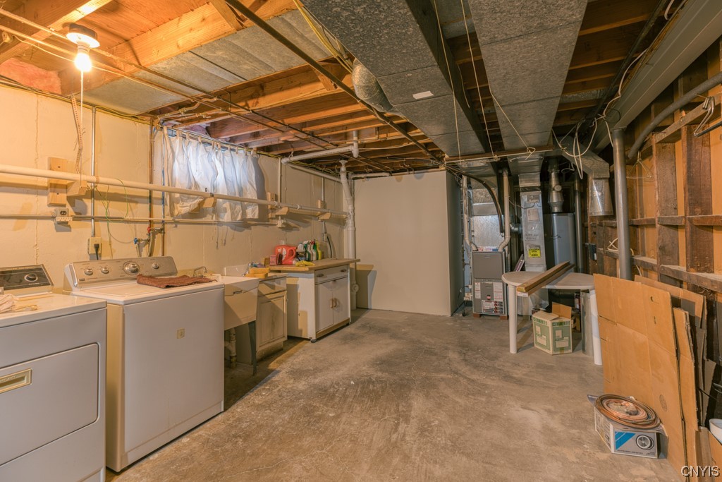 108 Blackmore Road Camillus, NY 13031 - Photo 38 of 39 Unfinished side of the basement, some additional s