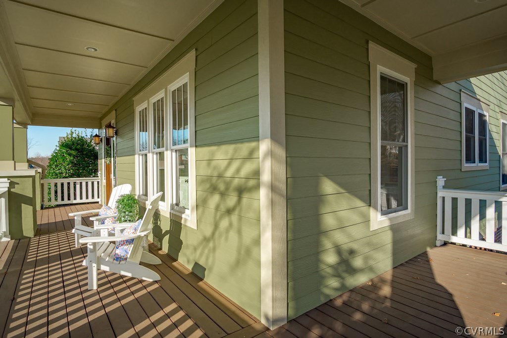 16006 Alsdell Road Midlothian, VA 23112 - Photo 6 of 46 a view of balcony with wooden floor