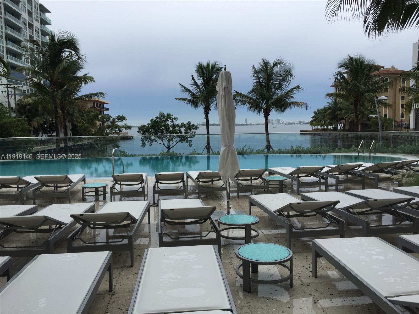 460 Northeast 28th Street, Unit 3707 Miami, FL 33137 - Photo 8 of 12 a view of a lake with couches and city view