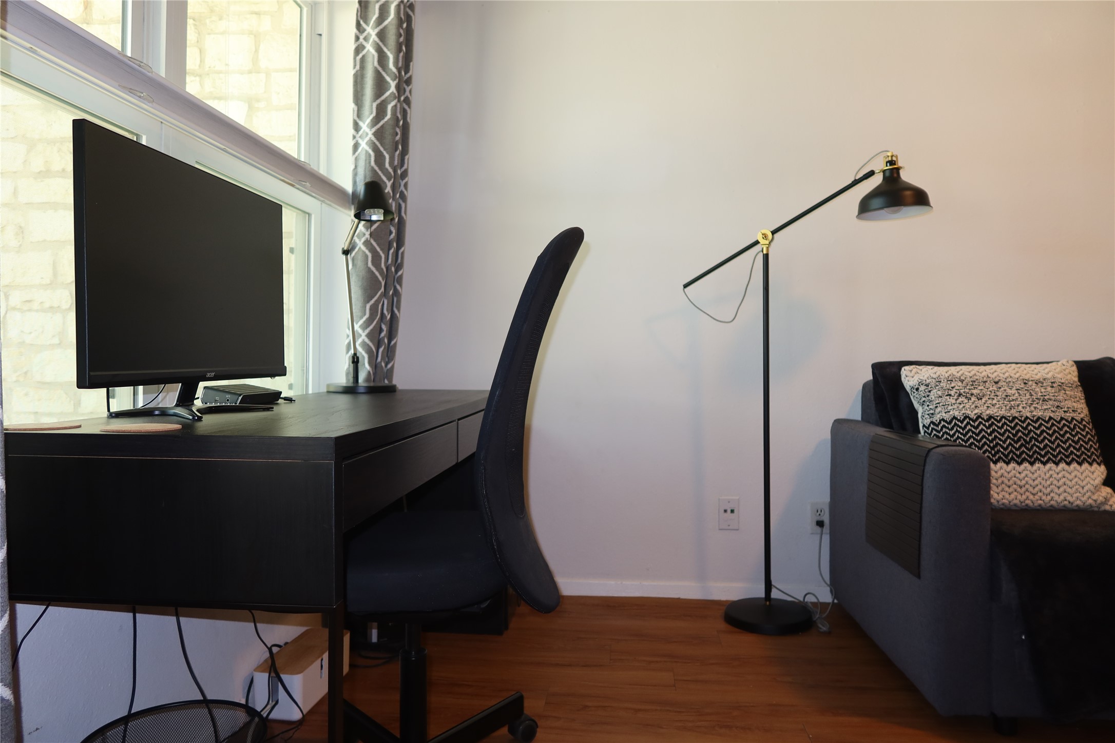 3400 Speedway, Unit 104 Austin, TX 78705 - Photo 7 of 23 Office space featuring baseboards and wood finished floors