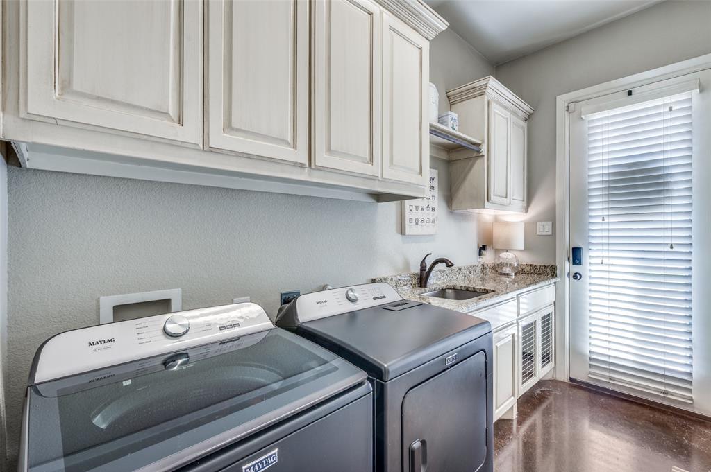 4140 Fm 2450 Krum, TX 76249 - Photo 12 of 28 a utility room with stainless steel appliances white cabinets and a window