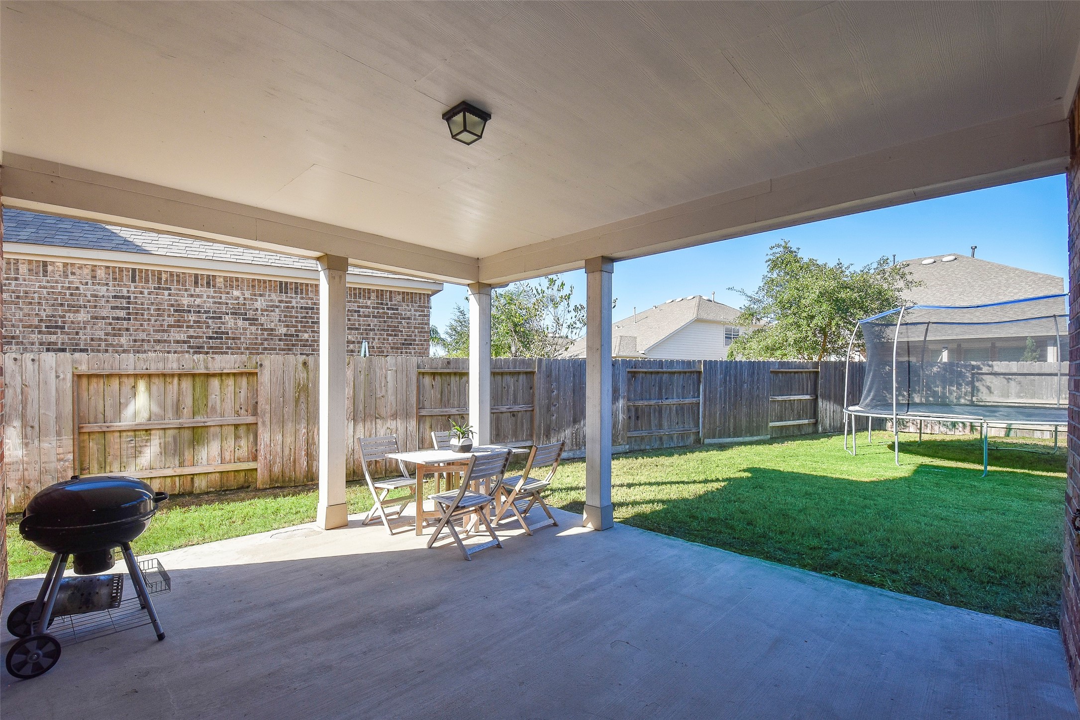 6427 Addlestone Ridge Lane Katy, TX 77494 - Photo 24 of 32 Spacious covered patio.