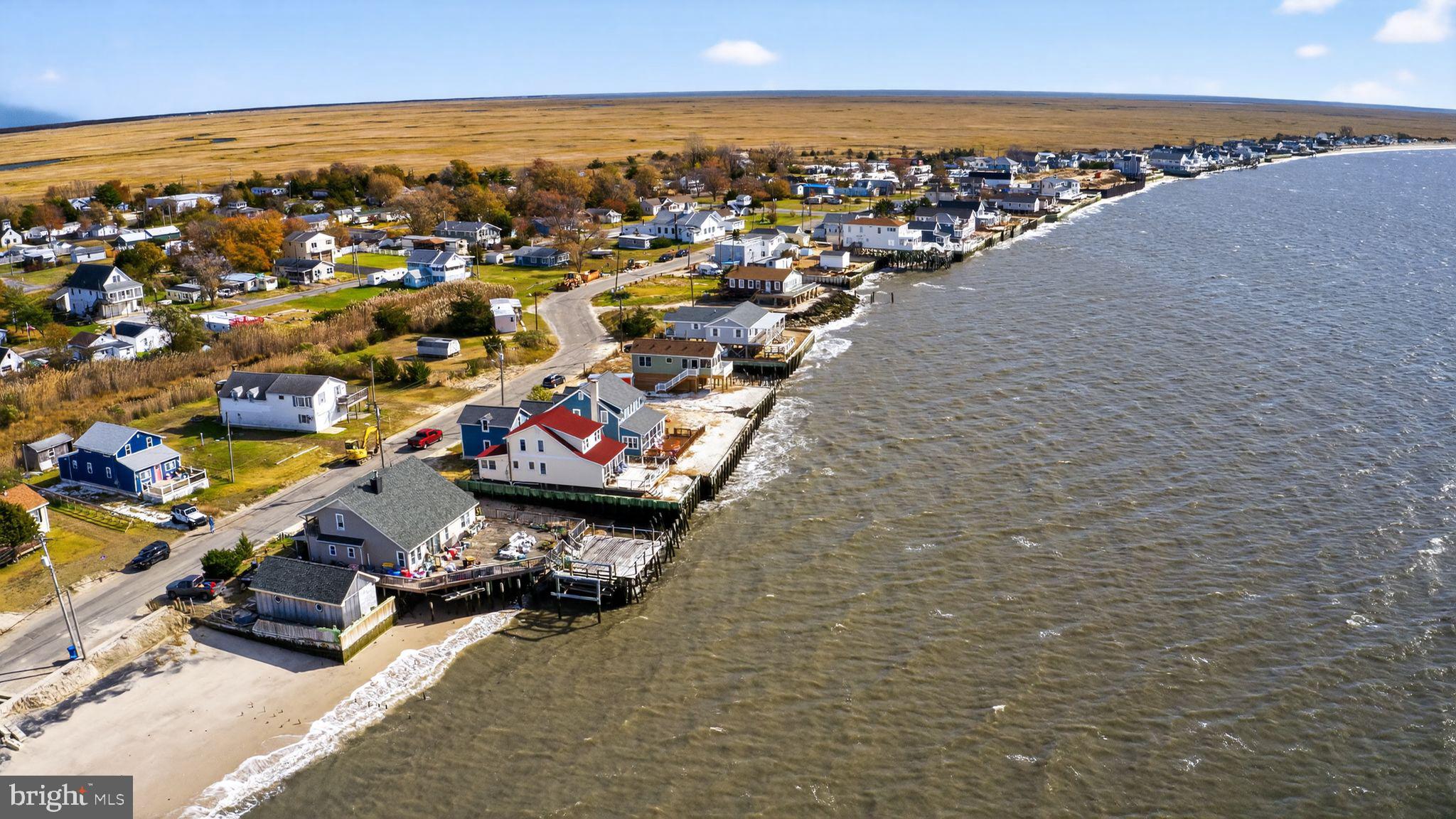 114 Delaware Avenue Fortescue, NJ 08321 - Photo 17 of 27 an aerial view of residential houses with outdoor space
