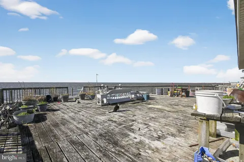 a view of a balcony with an outdoor space