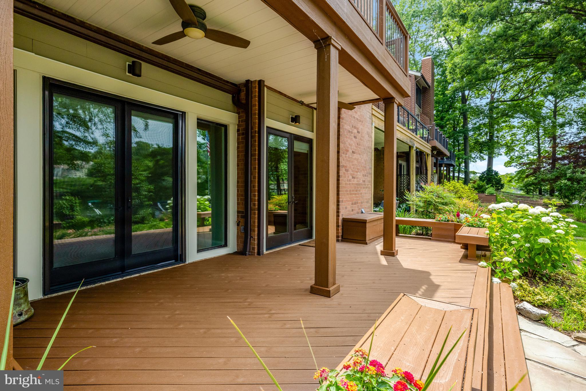 11064 Thrush Ridge Road Reston, VA 20191 - Photo 64 of 85 A view of the covered lower-level deck!