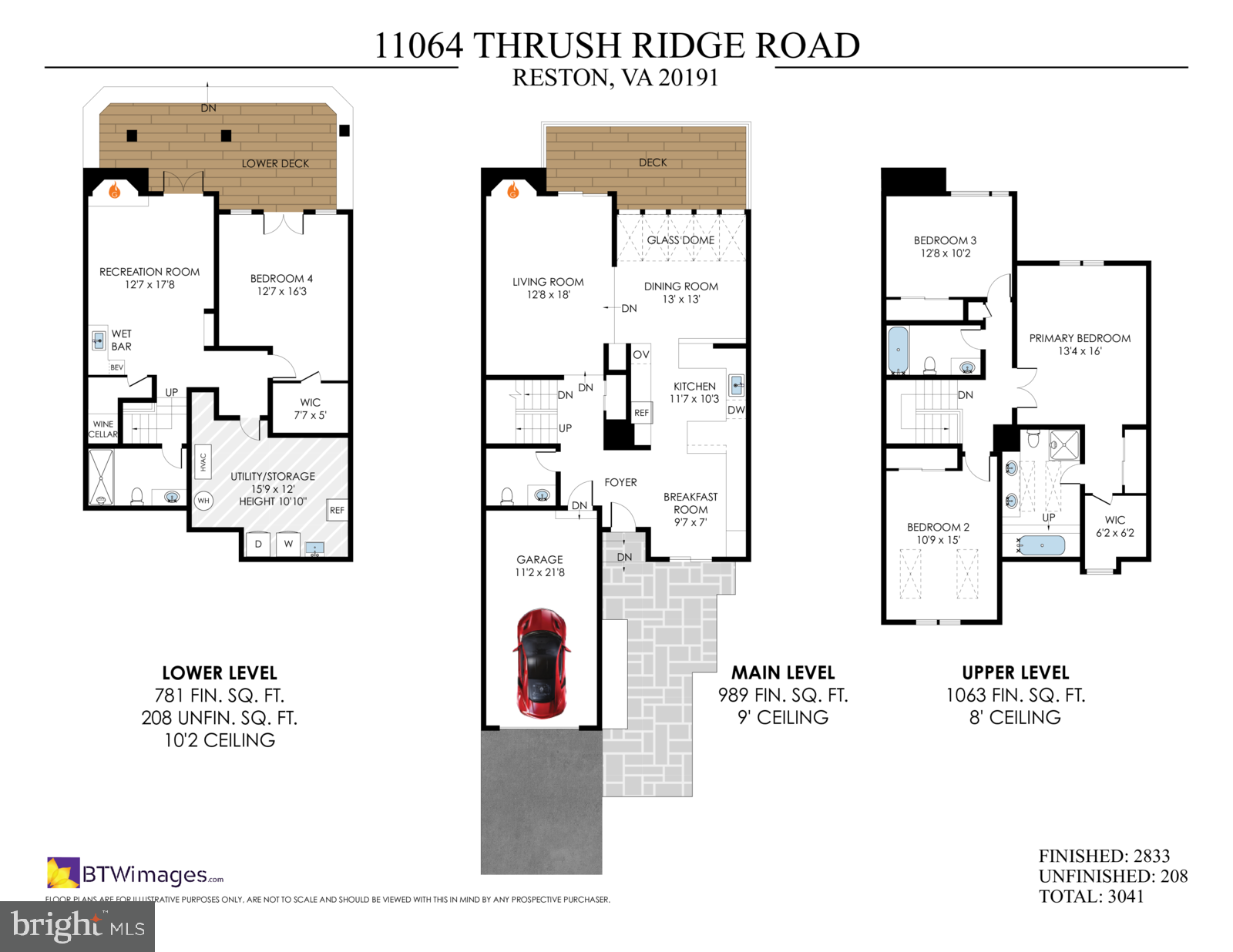 11064 Thrush Ridge Road Reston, VA 20191 - Photo 85 of 85 Floor Plan