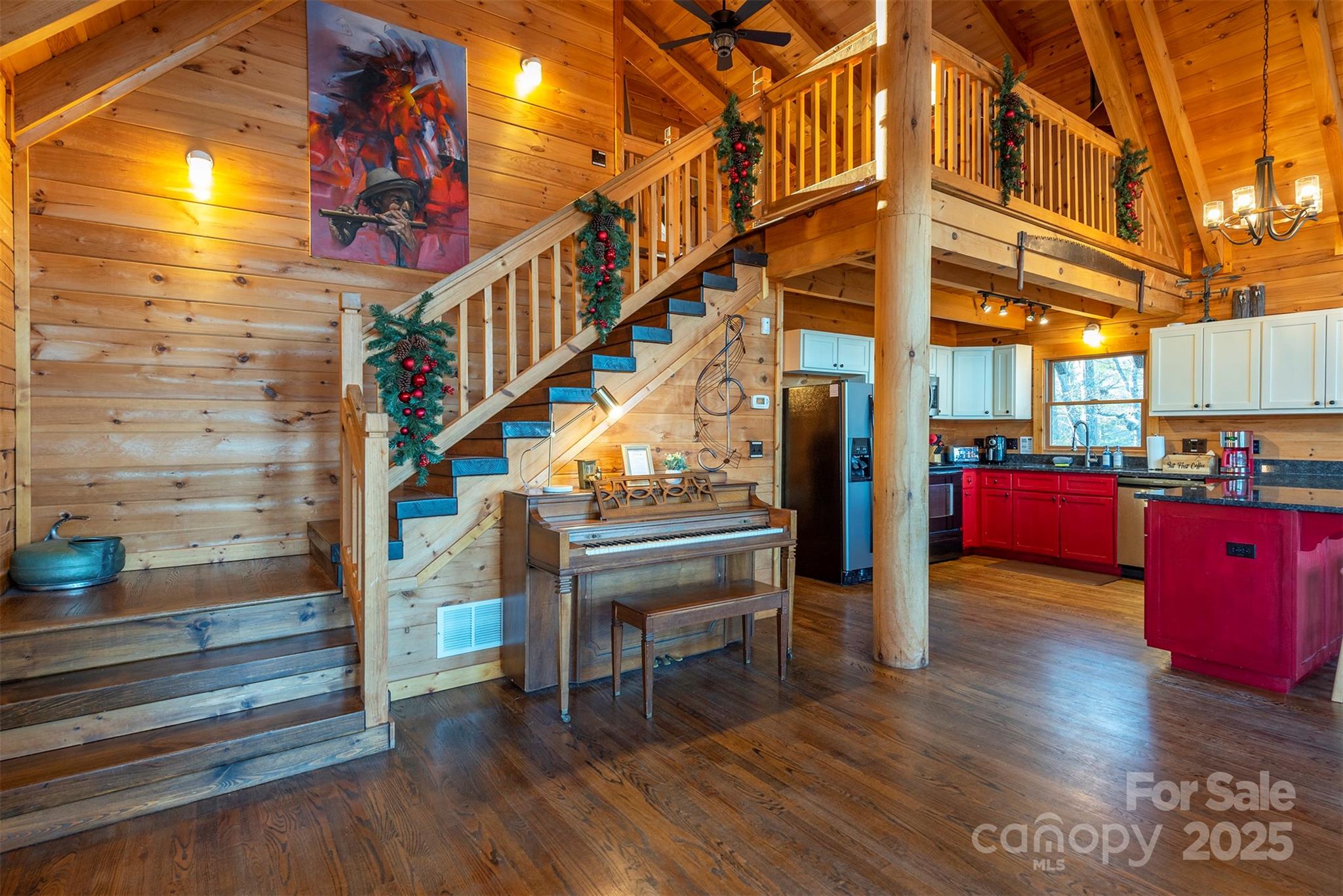 395 Dry Pond Road Marshall, NC 28753 - Photo 23 of 47 a view of entryway and hall with wooden floor