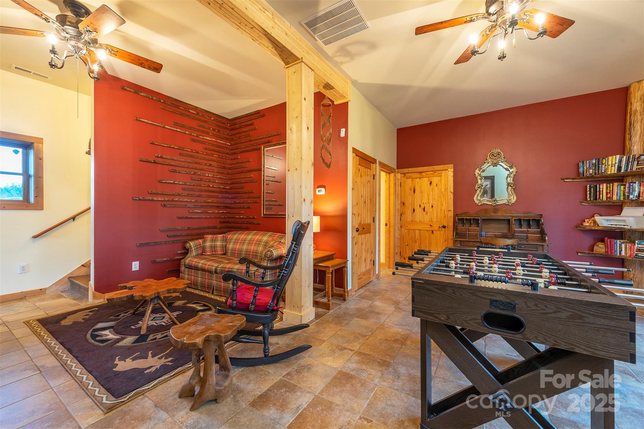 395 Dry Pond Road Marshall, NC 28753 - Photo 28 of 47 a living room with furniture and wooden floor