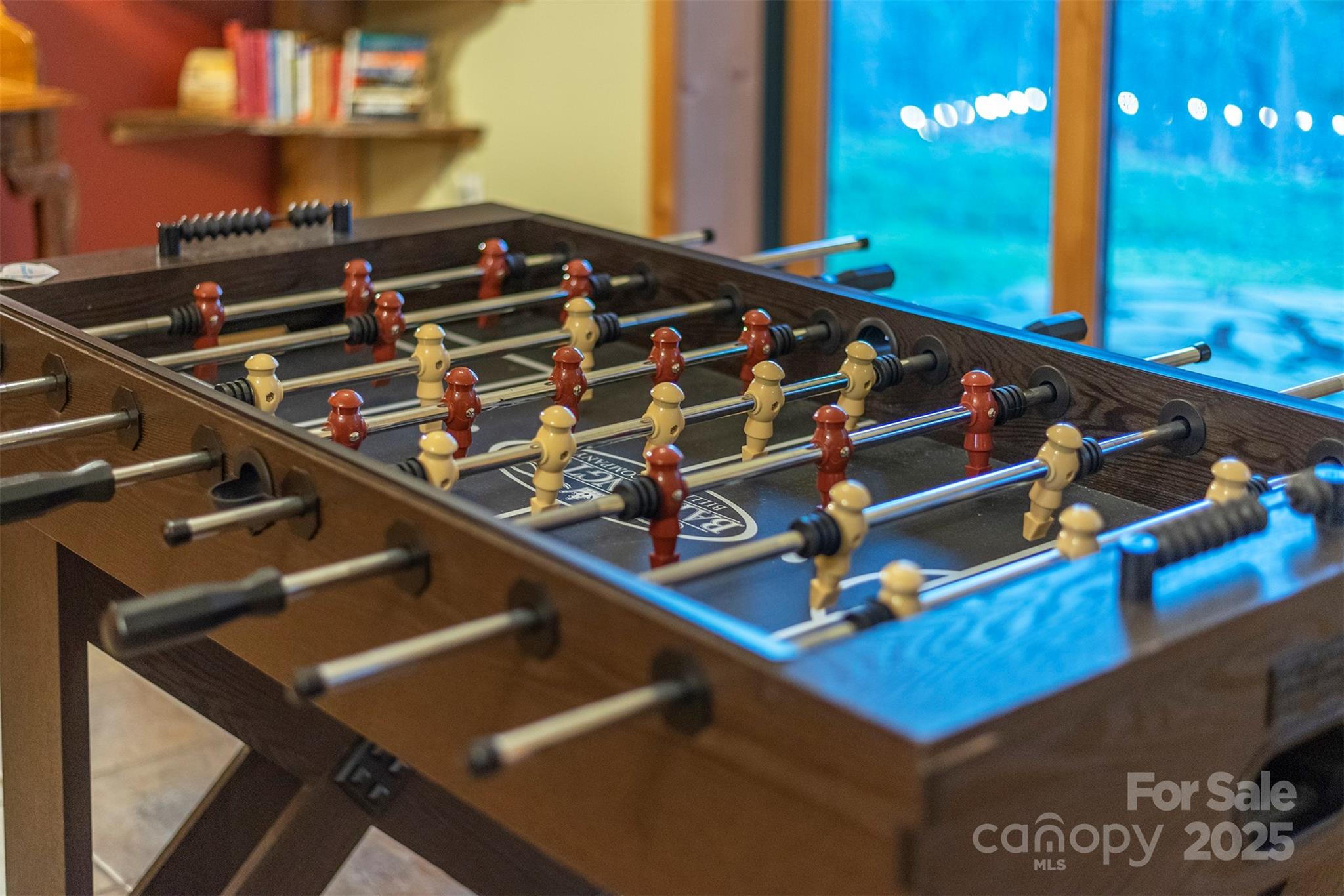 395 Dry Pond Road Marshall, NC 28753 - Photo 30 of 47 a blue table and chairs sitting in a balcony