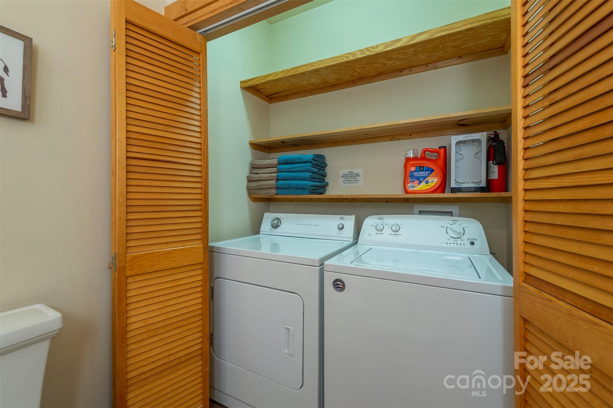 395 Dry Pond Road Marshall, NC 28753 - Photo 38 of 47 a utility room with dryer and washer