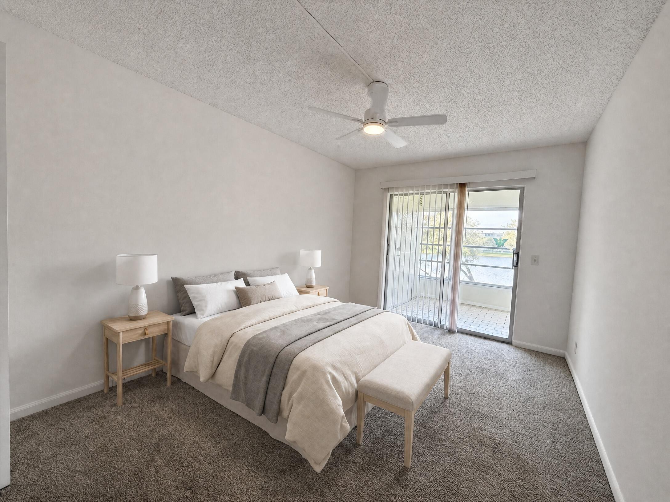 2005 Hythe A, Unit 2005 Boca Raton, FL 33434 - Photo 6 of 18 06_Primary_Bedroom_Virtually_Staged_Neut