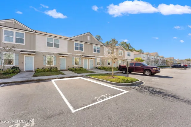 an aerial view of a house having outdoor space