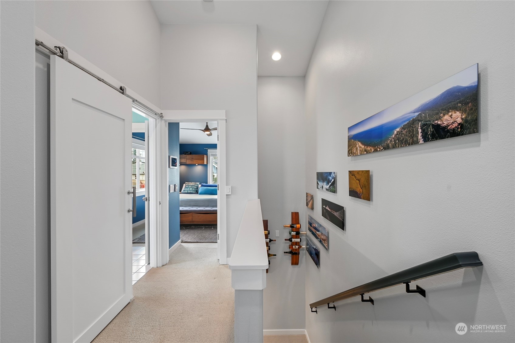 4408 Meridian Avenue North, Unit A Seattle, WA 98103 - Photo 12 of 31 a view of a hallway with workspace and closet