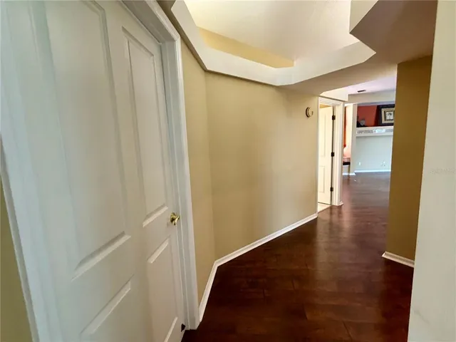 a view of back yard of the house