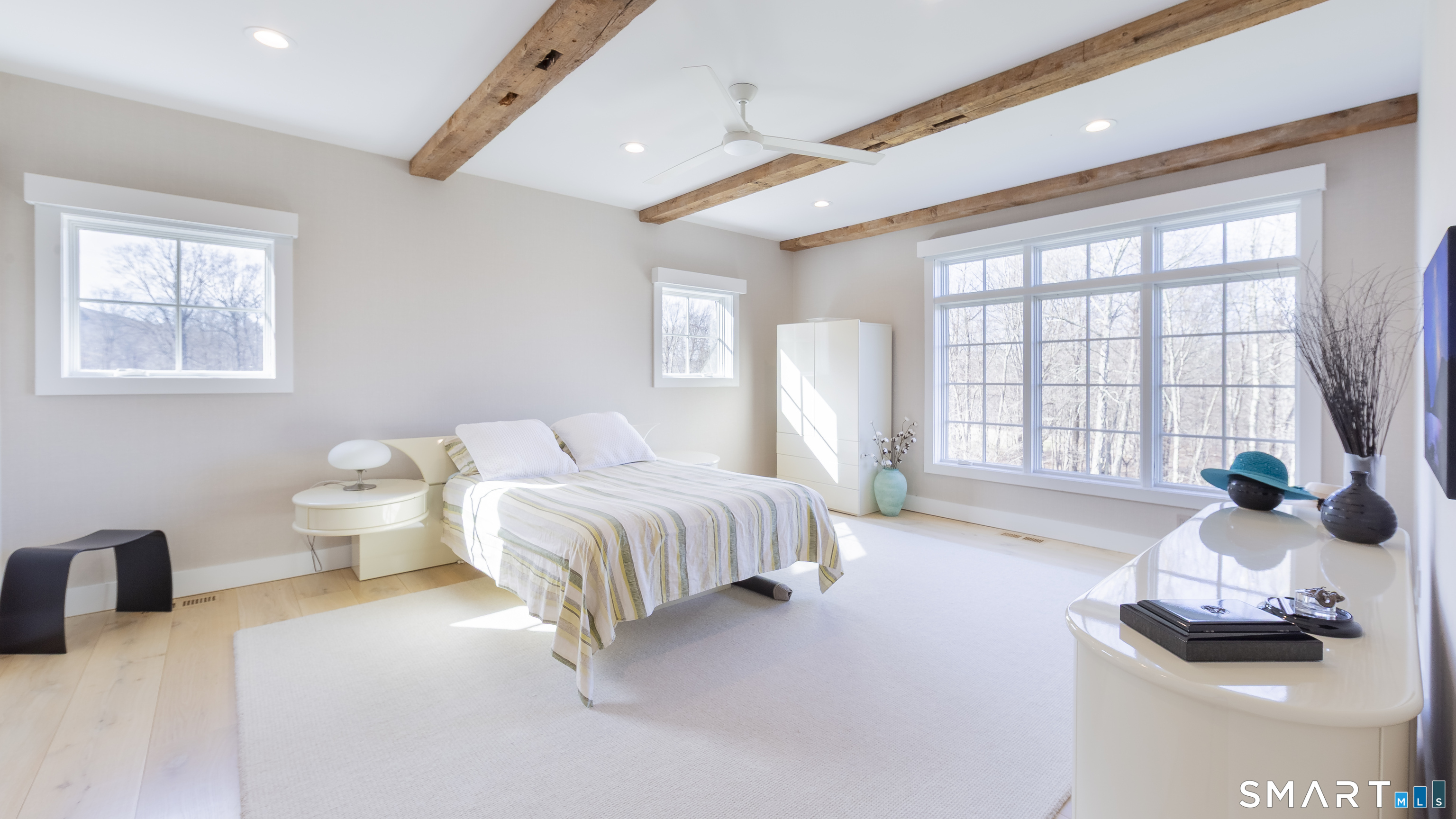 5 Upland Pastures Road Sherman, CT 06784 - Photo 19 of 40 The 1st floor primary suite is a private retreat.