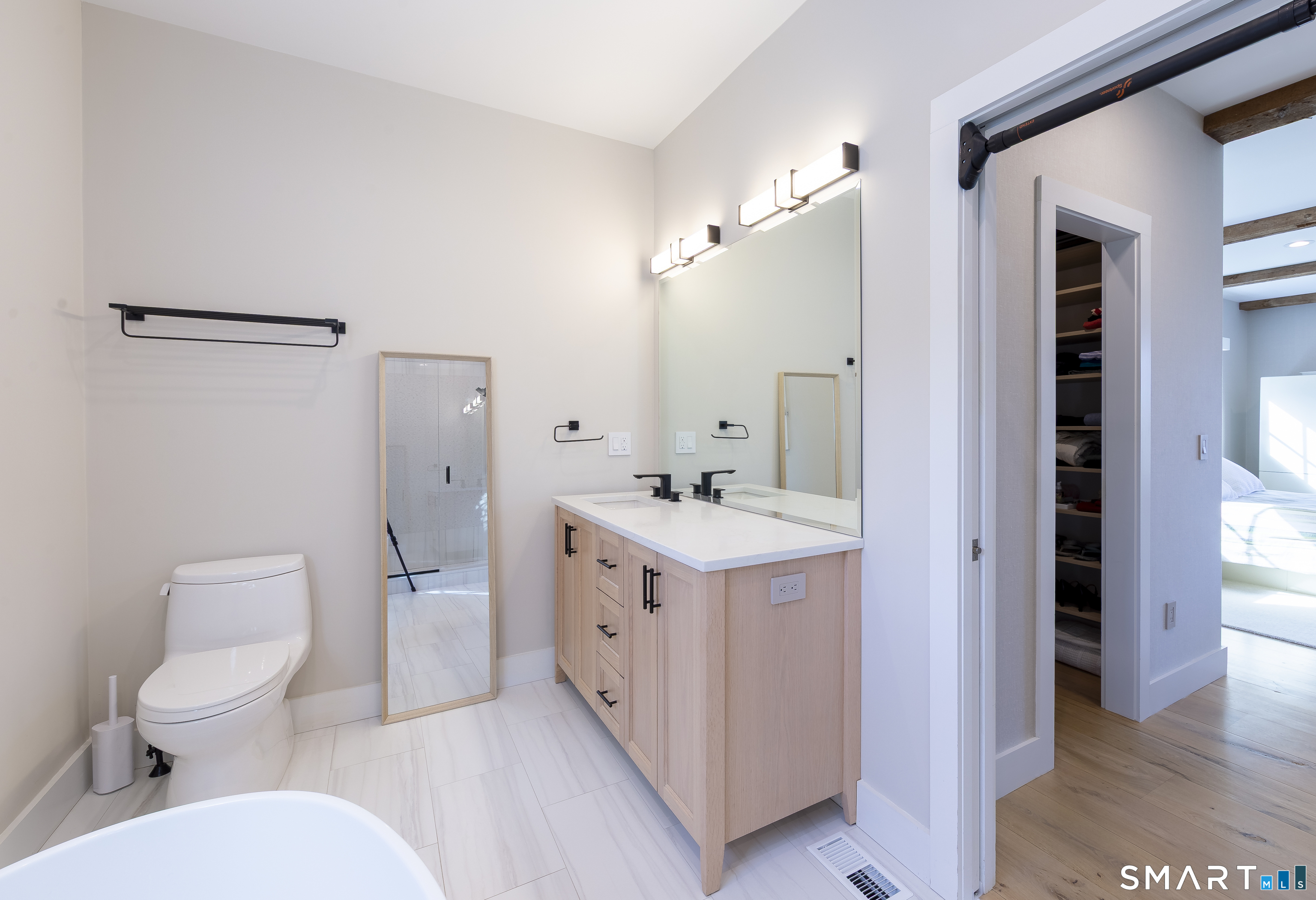 5 Upland Pastures Road Sherman, CT 06784 - Photo 22 of 40 60" shaker styled vanity with single sink (could be changed to a double sink).