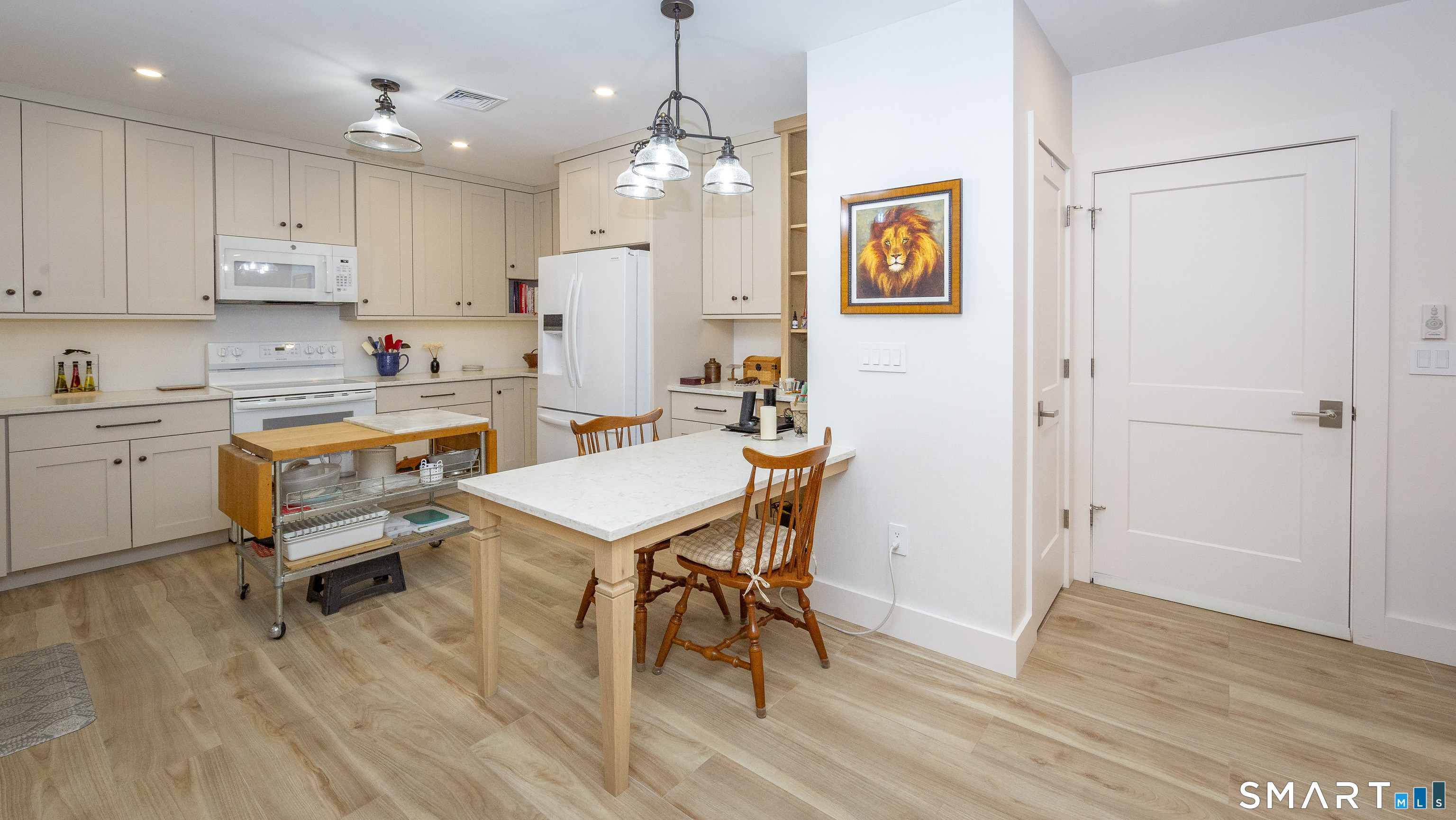 5 Upland Pastures Road Sherman, CT 06784 - Photo 33 of 40 Dual access to the accessory apartment from both the back of the home and from the unfinished basement of the main home.
