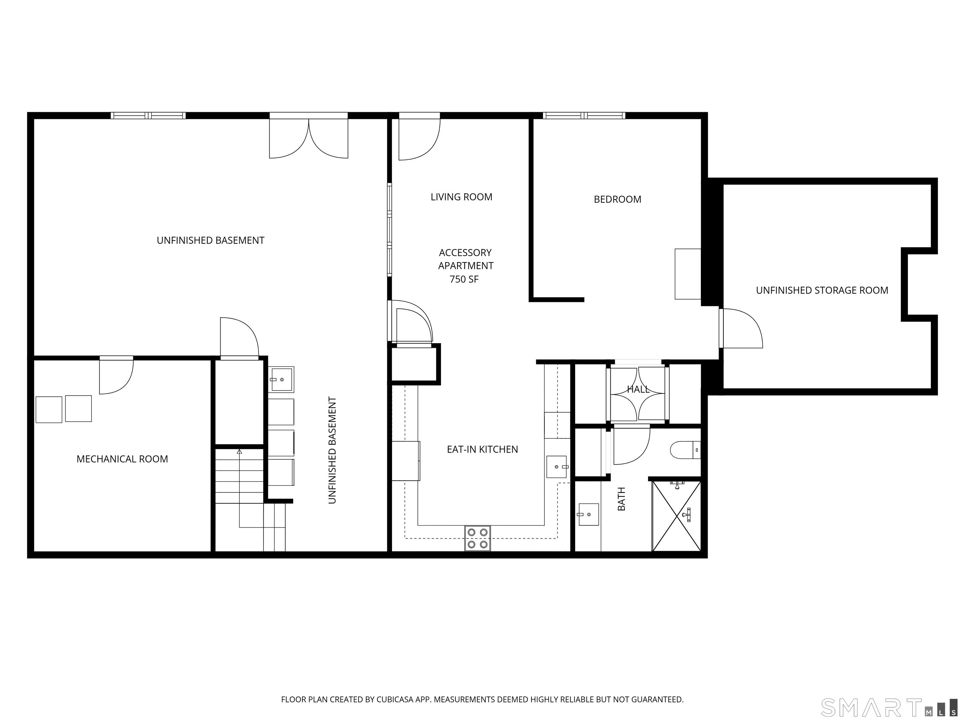 5 Upland Pastures Road Sherman, CT 06784 - Photo 40 of 40 Floorplan for the basement.