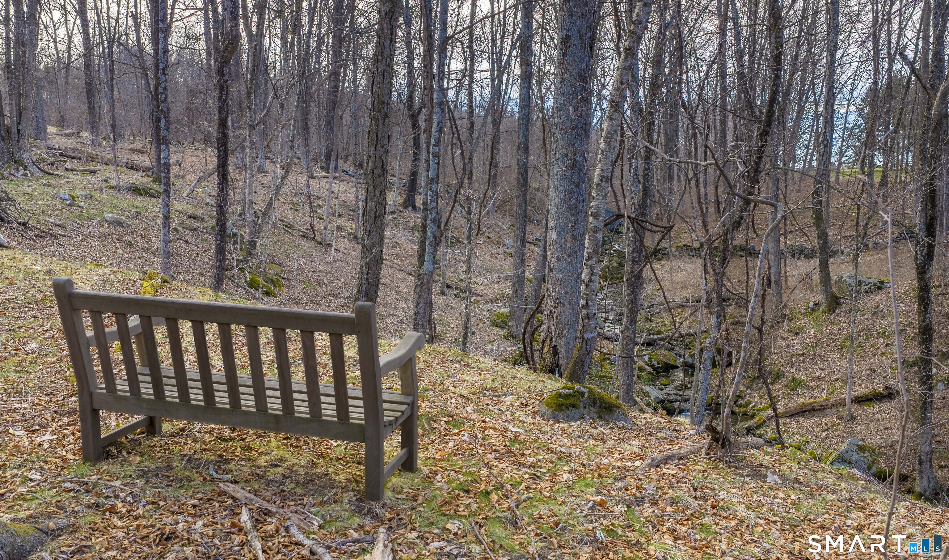 5 Upland Pastures Road Sherman, CT 06784 - Photo 6 of 40 A gentle stream borders the western edge.