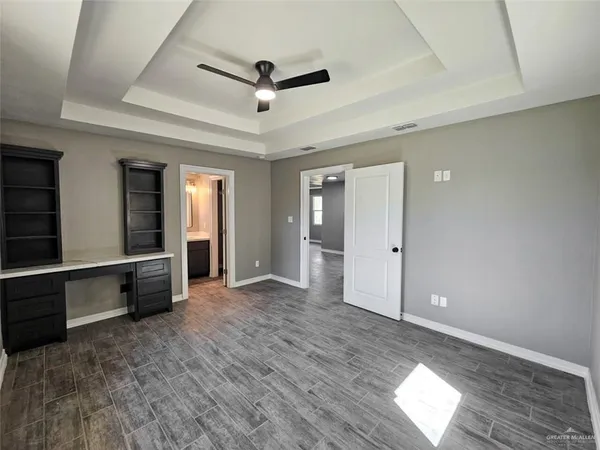 wooden floor in an empty room