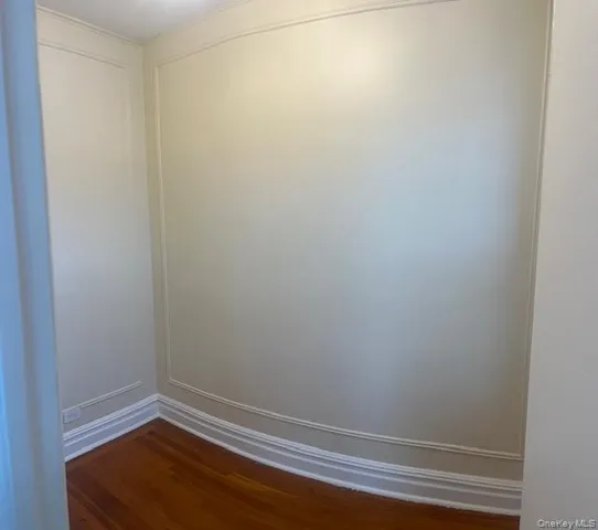 a view of small space with racks on the wall