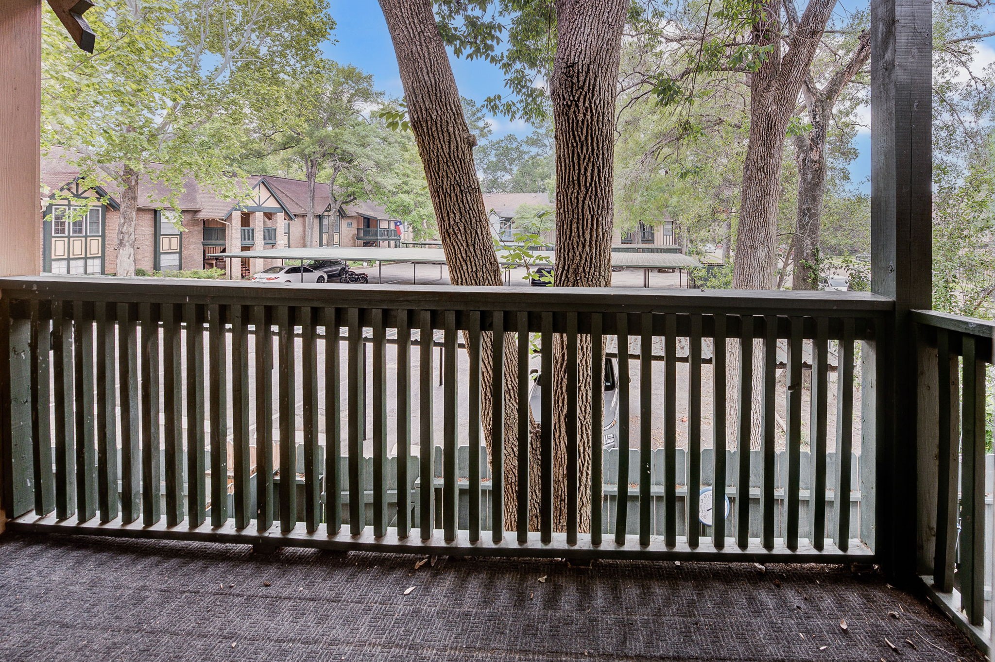 8229 Kingsbrook Road, Unit 229 Houston, TX 77024 - Photo 48 of 50 a side view of a black gate