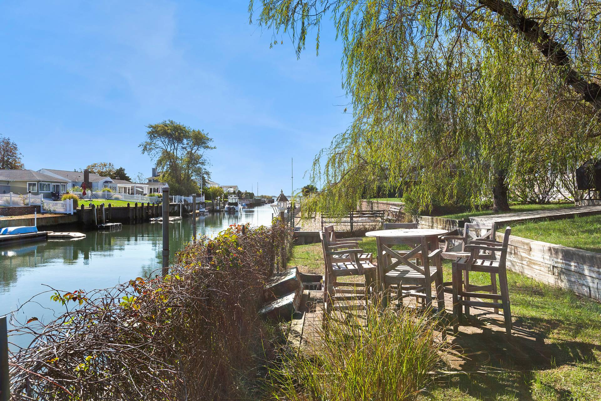 23 Whiting Road East Quogue, NY 11942 - Photo 16 of 21 a view of a lake with houses