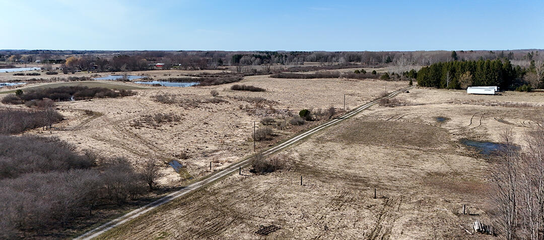 3607 East Hansen Road Custer, MI 49405 - Photo 11 of 80 aerial looking north west onto property