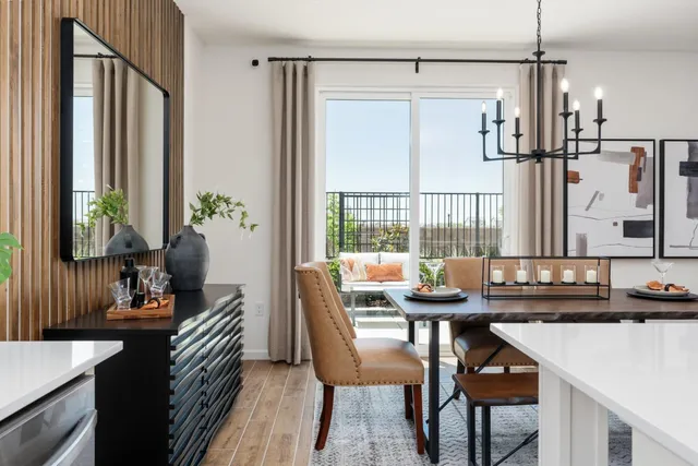 a room with furniture and a window