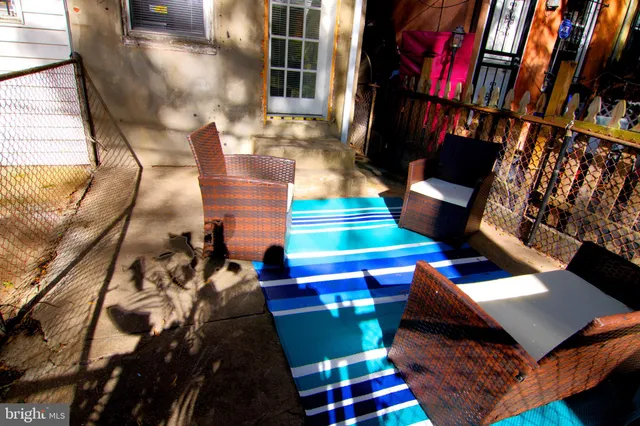 a view of city from balcony