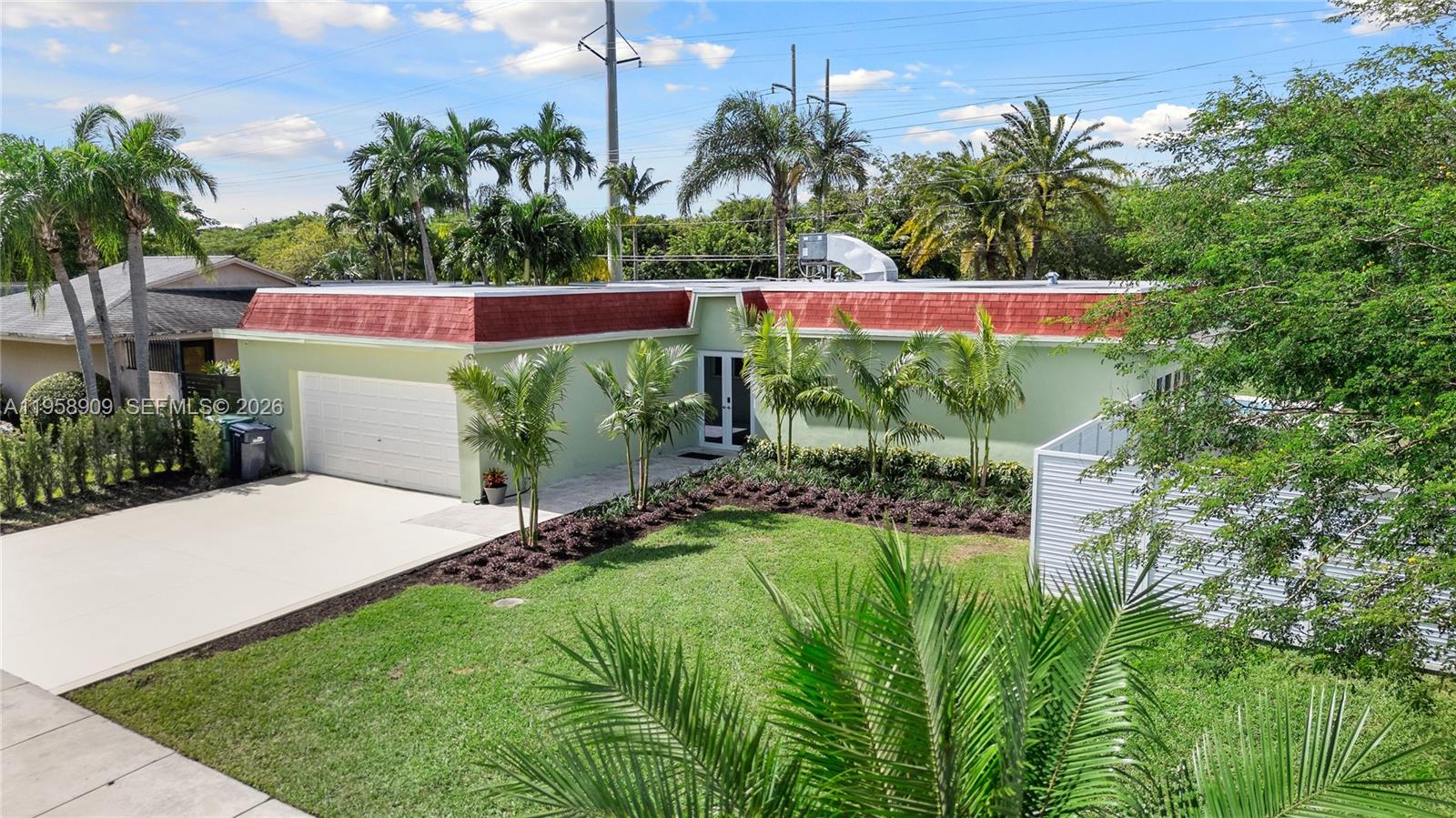 a view of outdoor space and yard