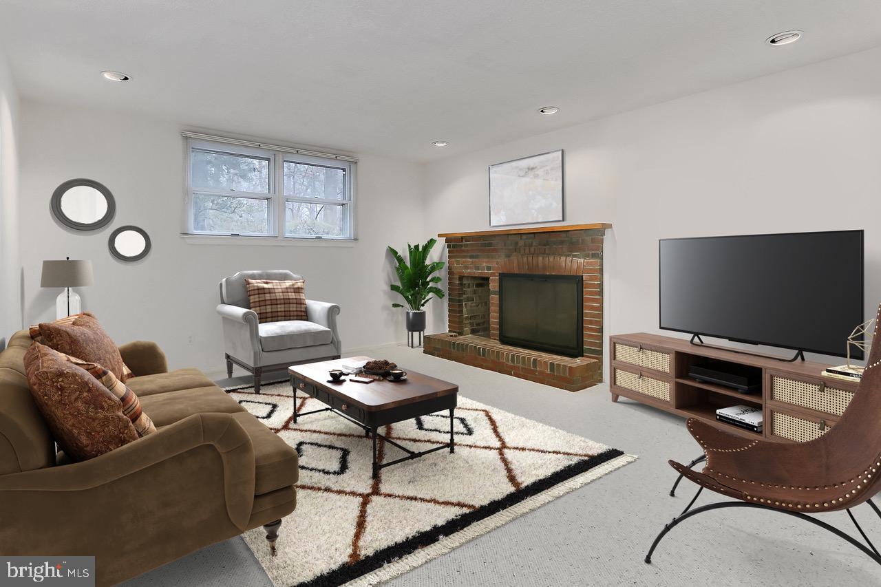 10905 Thanlet Lane Reston, VA 20190 - Photo 20 of 30 Virtual staging of lower level recreation room