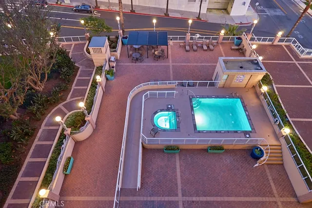 a front view of a building