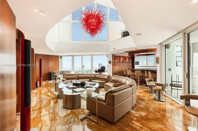 a view of a city from a balcony