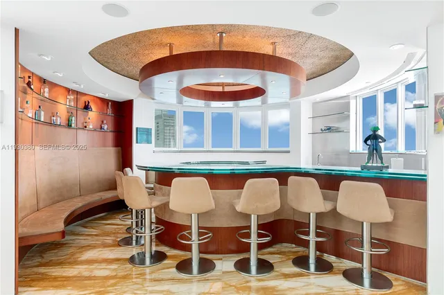 a view of a city from a balcony