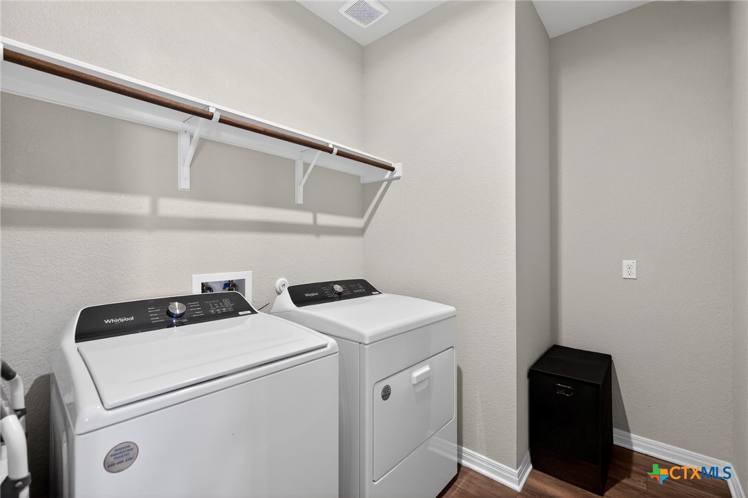 1036 View Drive Georgetown, TX 78628 - Photo 25 of 33 a utility room with dryer and washer